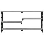 vidaXL Table console sonoma gris 150x29x76 5 cm bois d'ingénierie