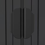 vidaXL Abri de jardin Anthracite 192x1021x223 cm Acier galvanisé