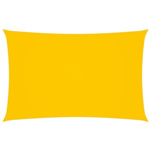 vidaXL Voile de parasol Tissu Oxford rectangulaire 2x5 m Jaune