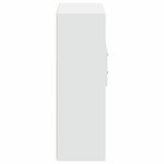vidaXL Buffet haut blanc 80x42 5x124 cm bois d'ingénierie