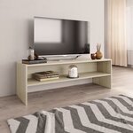 vidaXL Meuble TV Chêne sonoma 120x40x40 cm Bois d'ingénierie