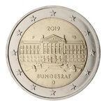 2 euros commémoratives Allemagne 2019 Bundesrat Conseil fédéral - les 5 ateliers.