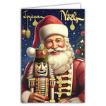 61-5832 Carte Joyeux Noël avec enveloppe blanche 12x17 5cm