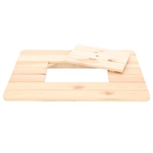 Esschert Design Dessus de table pour caisse de bière Naturel