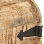 vidaXL Coffres de rangement 2 Pièces Bois de manguier massif