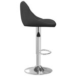 vidaXL Tabourets de bar lot de 2 noir velours