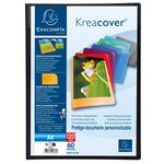Protège-documents En Polypropylène Semi Rigide Kreacover® Opaque 120 Vues - A4 - Couleurs Assorties - X 8 - Exacompta
