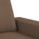 vidaXL Fauteuil Marron 60 cm Tissu