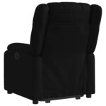 vidaXL Fauteuil inclinable électrique noir tissu