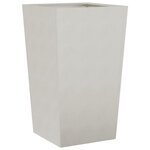 vidaXL Jardinières 2 Pièces 45x45x75 cm acier inoxydable