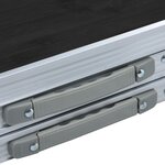 vidaXL Table pliable de camping Gris Aluminium 180x60 cm