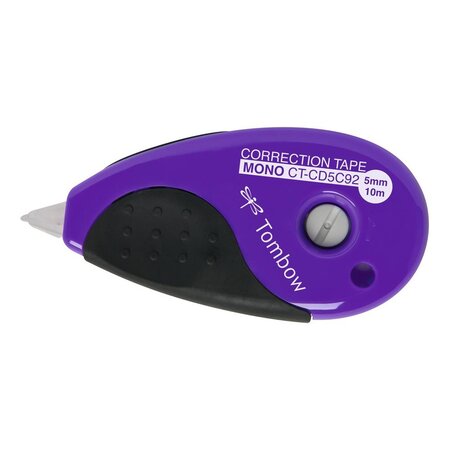 Roller correcteur MONO grip - 5 mm x 10 m violet/gris TOMBOW
