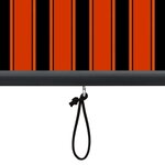 vidaXL Store roulant d'extérieur 160x250 cm Orange et marron