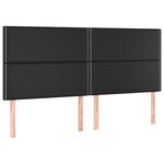 vidaXL Sommier à lattes de lit avec matelas et LED Noir 160x200 cm