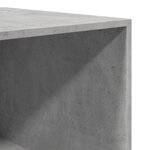 vidaXL Garde-robe Gris béton 100x50x200 cm Aggloméré