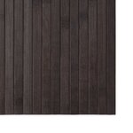 vidaXL Tapis rectangulaire marron foncé 100x100 cm bambou