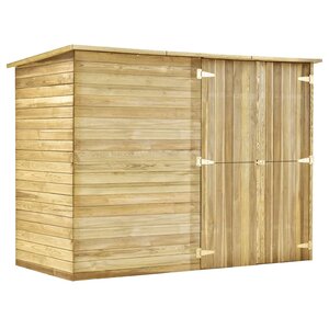 vidaXL Abri de jardin 232x110x170 cm Bois de pin imprégné