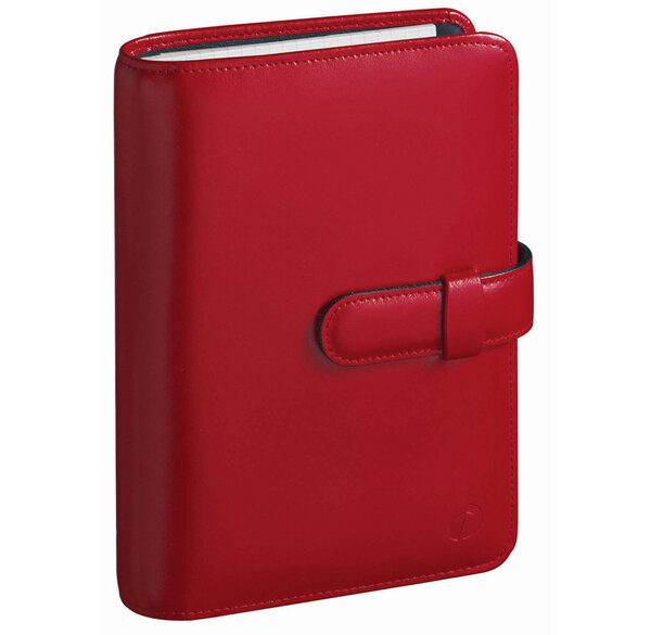 Agenda organiseur TIMER 17 PRESTIGE Luna rouge dali QUOVADIS