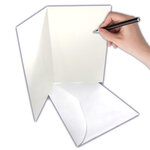 Carte FLUO Pour toi Papillon Fleur Pensée Affectueuse - Avec Enveloppe 12x17,5cm
