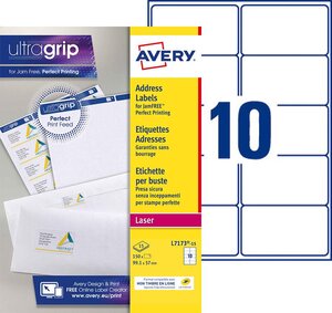 Etiquettes adresses - 99,1 x 57mm - Laser - L7173