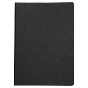 Collection Age Bag Un Cahier Agrafé Noir - A4 21x29,7 cm - 96 Pages Unies Blanches