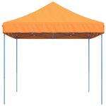 vidaXL Tente de réception pliable escamotable orange 440x292x315 cm
