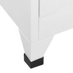 vidaXL Armoire à casier avec 4 compartiments 38x45x180 cm
