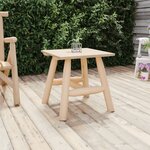 vidaXL Table d'appoint 49x49x50 cm bois massif d'épicéa