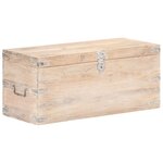 vidaXL Coffre 90x40x40 cm Bois d'acacia solide