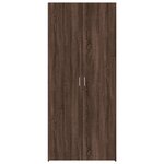 vidaXL Buffet haut chêne marron 80x42 5x185 cm bois d'ingénierie