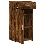 vidaXL Buffet chêne fumé 45x42 5x93 cm bois d'ingénierie