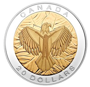 Pièce de monnaie 20 Dollars Canada 2014 1 once argent BE – Amour