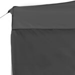 vidaXL Tente de réception pliable à parois Aluminium 4 5x3m Anthracite