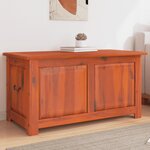 vidaXL Coffre de rangement avec couvercle marron bois massif d'acacia