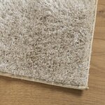 vidaXL Tapis ISTAN à poils longs aspect brillant beige 160x230 cm
