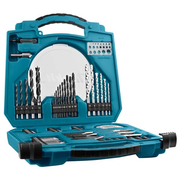 Makita ensemble de forets et d'embouts 71 pièces argenté
