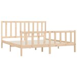 vidaXL Cadre de lit Bois massif 200x200 cm