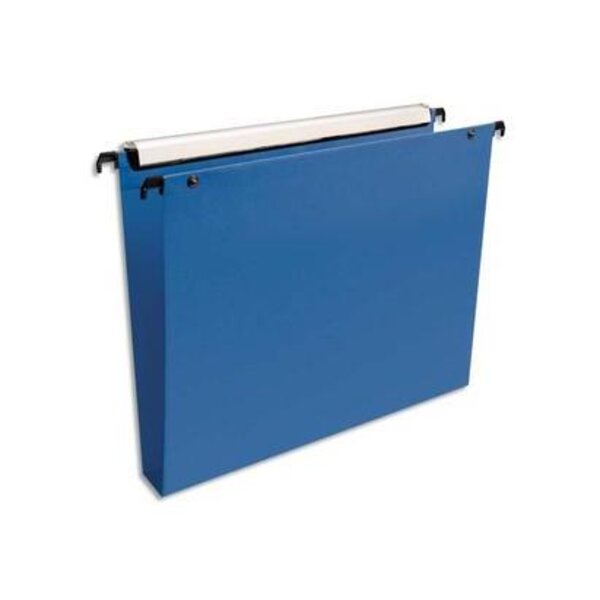 Pack de 10 dossiers suspendus PREMIUM opaque, fond 30 tiroir bleu ESSELTE