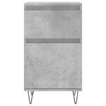 vidaXL Buffets 2 Pièces gris béton 40x35x70 cm bois d'ingénierie