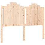 vidaXL Cadre de lit avec tête de lit 140x190 cm bois massif