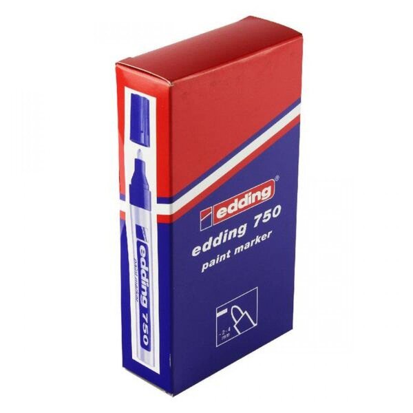 Marqueur Peinture 750 Rouge Pointe Ronde 2-4 mm x 10 EDDING