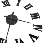 vidaXL Horloge murale 3D Design moderne Noir 100 cm XXL