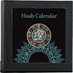 Monnaie en argent 2 dollars g 62.2 (2 oz) millésime 2023 calendars haab calendar 2