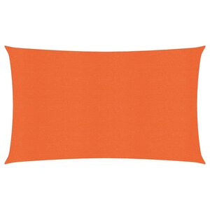 vidaXL Voile d'ombrage 160 g/m² Orange 2x5 m PEHD