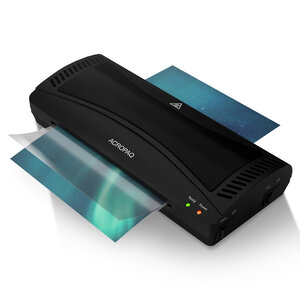 ACROPAQ Plastifieuse A4 A5 A6 etc- Machine à plastifier à chaud et à froid- V 250 mm/min- Arrêt Automatique- Anti bourrage