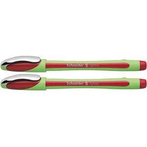 Lot de 2 Feutres Fineliner Xpress Pointe Fine Rouge SCHNEIDER