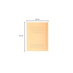 Paquet 50 Chemises Imprimées 3 Rabats Super 210 - 24x32cm - Bulle - Exacompta