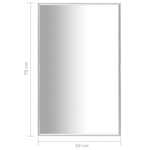 vidaXL Miroir Argenté 70x50 cm