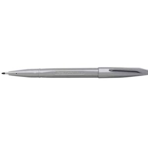 Feutre stylo sign pen s 520  gris argenté x 12 pentel