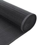 vidaXL Tapis rectangulaire gris 60x200 cm bambou